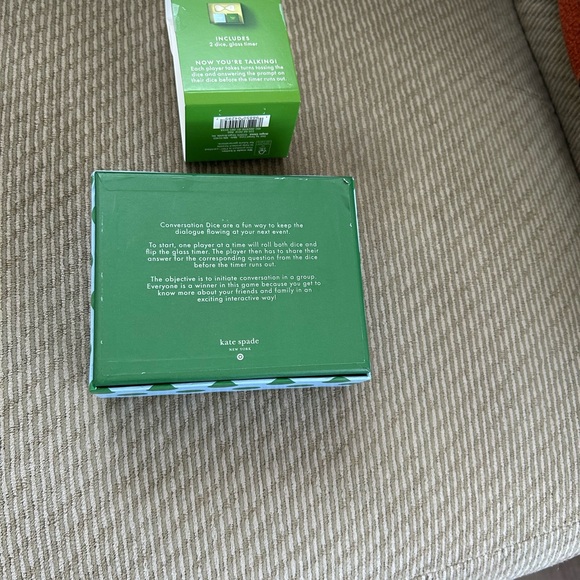 Kate Spade NWT Green and Blue Polka Dot Dice - Picture 3 of 7